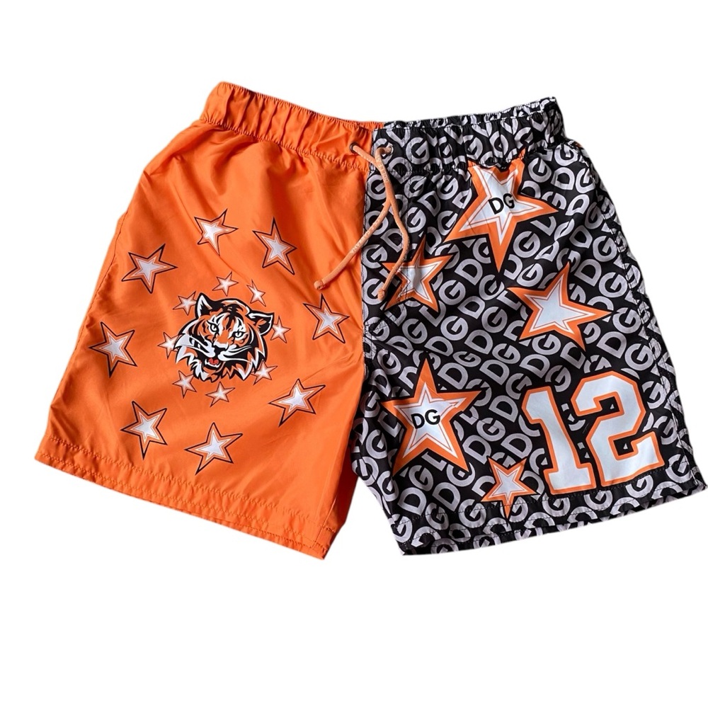 Dolce and Gabbana boys swim trunks.